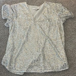 Sparkly LOFT blouse